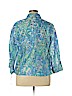 Ruby Rd. Blue Long Sleeve Button-Down Shirt Size 16W - photo 2