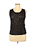 Chico's Black Sleeveless Silk Top Size XL (3) - photo 1