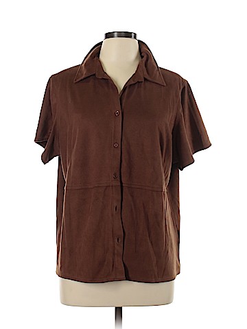 Kathy Ireland Short Sleeve Blouse (view 1)