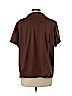 Kathy Ireland 100% Polyester Brown Short Sleeve Blouse Size 1X - photo 2
