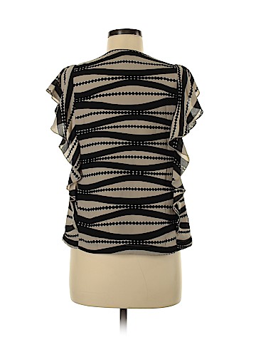 Ann Taylor Factory Short Sleeve Blouse (view 2)