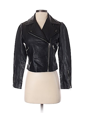 Topshop Leather Jacket (view 1)