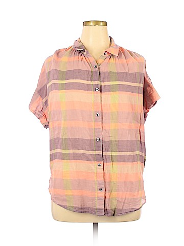 Caslon 3/4 Sleeve Button-Down Shirt (view 1)