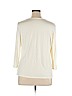 Coldwater Creek 100% Rayon Ivory 3/4 Sleeve Top Size XL - photo 2