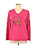 Life Is Good 100% Cotton Pink Long Sleeve T-Shirt Size XL - photo 1