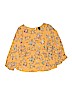 Art Class 100% Rayon Solid Yellow 3/4 Sleeve Blouse Size 10 - 12 - photo 1