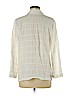 Oscar De La Renta 100% Cotton White Long Sleeve Blouse Size L - photo 2