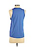 Nike 100% Polyester Blue Active Tank Size S - photo 2