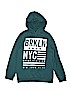 Here & There Graphic Teal Pullover Hoodie Size 146 cm - photo 1
