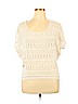 Xhilaration Ivory Short Sleeve Top Size XL - photo 1