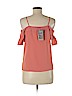 Paper Crane 100% Polyester Pink Short Sleeve Blouse Size M - photo 2