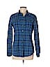 Burberry Brit Blue Long Sleeve Button-Down Shirt Size M - photo 1