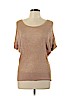 Ann Taylor LOFT 100% Linen Tan Pullover Sweater Size L (petite) - photo 1