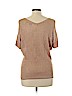 Ann Taylor LOFT 100% Linen Tan Pullover Sweater Size L (petite) - photo 2