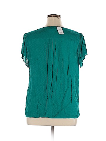 Christopher & Banks Short Sleeve Blouse (view 2)