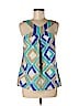 Trina Turk Tan Sleeveless Blouse Size 8 - photo 1