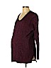 Gap - Maternity 100% Cotton Burgundy Pullover Sweater Size L - photo 1