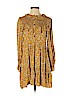 Zara 100% Viscose Yellow Casual Dress Size XS - photo 1