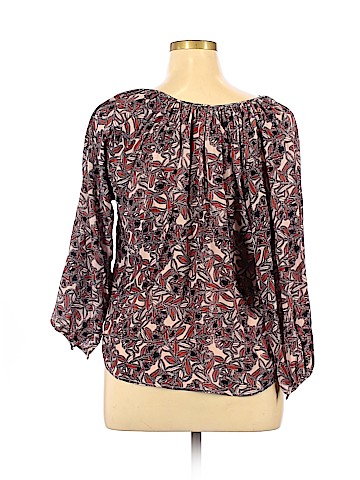 Assorted Brands 3/4 Sleeve Silk Top (view 2)