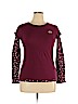Route 100% Cotton Burgundy Long Sleeve T-Shirt Size XL - photo 1
