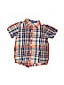 Gymboree 100% Cotton Plaid Gold Short Sleeve Button-Down Shirt Size 4 - photo 1