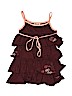 Sophie Catalou 100% Cotton Burgundy Dress Size 6 - photo 1