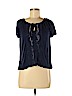 No Boundaries Blue Short Sleeve Top Size M - photo 1