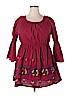 Assorted Brands 100% Cotton Red Casual Dress Size XXL - photo 1