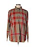 Burberry Brit Tan Long Sleeve Blouse Size L - photo 1