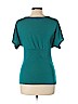 Iz Byer Teal Short Sleeve Top Size L - photo 2