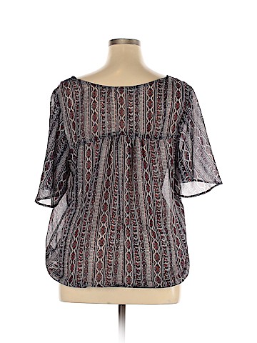 Maurices Short Sleeve Blouse (view 2)