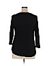 89th & Madison Black 3/4 Sleeve Top Size XL - photo 2
