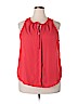 Monteau 100% Polyester Red Sleeveless Blouse Size XXL - photo 1