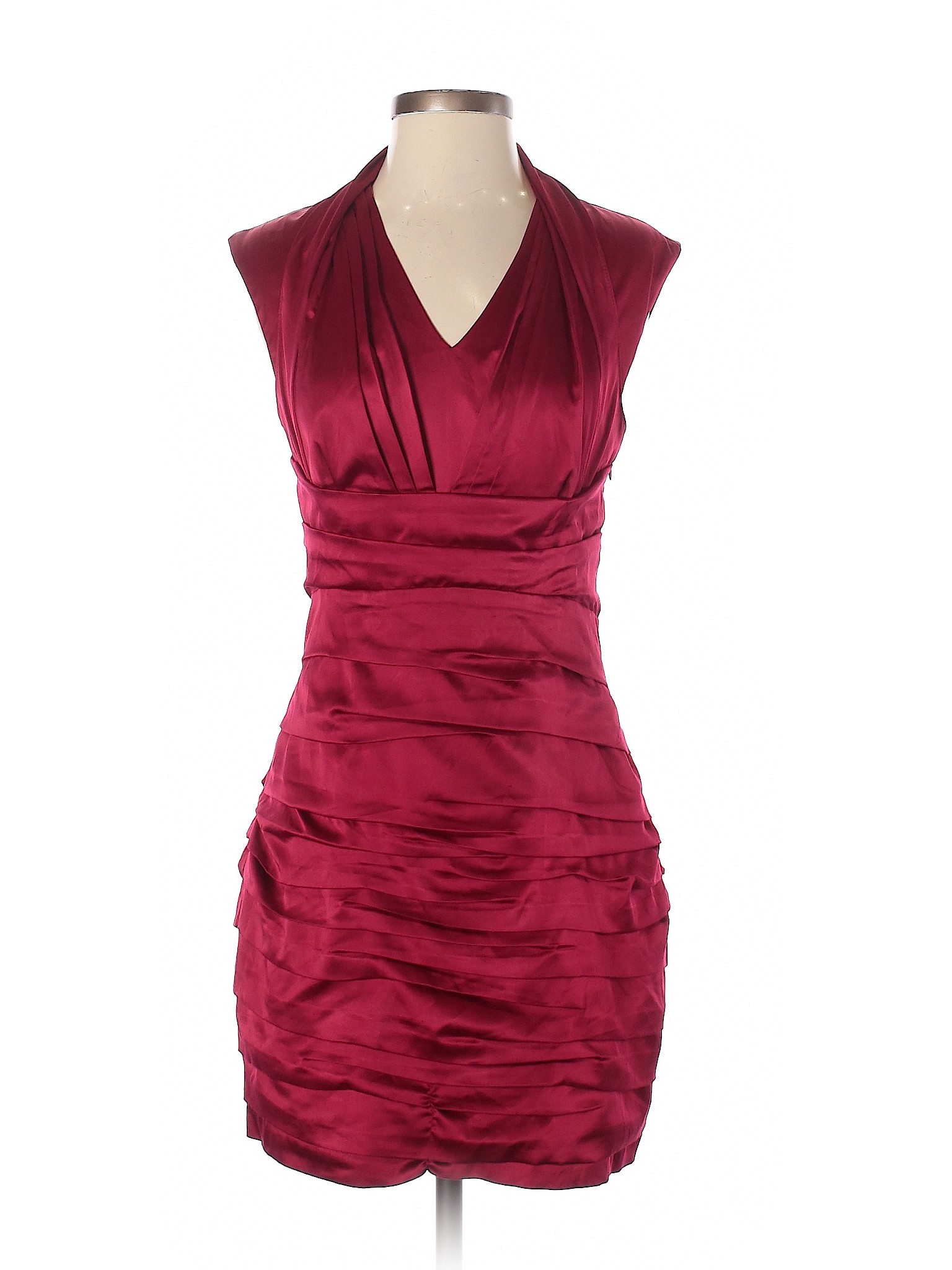 Express Women Red Cocktail Dress 4 | eBay