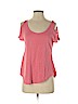 Poof! 100% Cotton Pink Short Sleeve Top Size S - photo 1