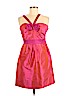 Phoebe Couture 100% Silk Pink Cocktail Dress Size 8 - photo 1