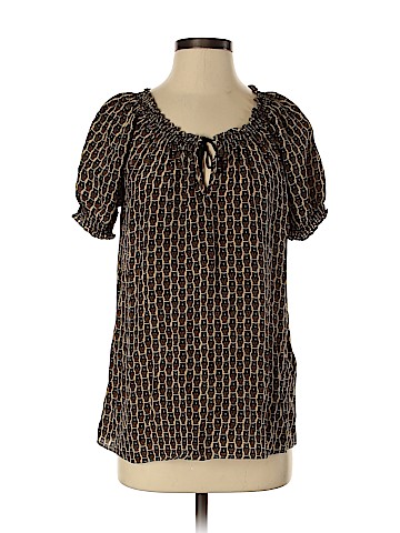 Joie Short Sleeve Silk Top (view 1)