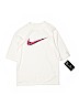 Nike 100% Polyester White Active T-Shirt Size 11 - 13 - photo 1