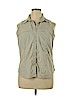 Columbia 100% Nylon Tan Sleeveless Button-Down Shirt Size XL - photo 1
