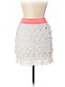 Forever 21 100% Cotton White Casual Skirt Size L - photo 2