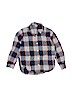 Baby Gap 100% Cotton Checkered-gingham Gray Long Sleeve Button-Down Shirt Size 5T - photo 1