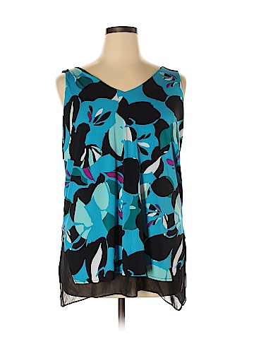 Worthington Sleeveless Blouse (view 1)