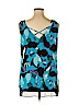 Worthington Blue Sleeveless Blouse Size XL - photo 2