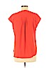 Banana Republic 100% Polyester Red Short Sleeve Blouse Size XS (petite) - photo 2