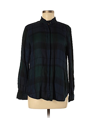 American Eagle Outfitters Long Sleeve Button-Down Shirt (view 1)