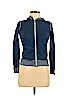7 For All Mankind 100% Cotton Blue Zip Up Hoodie Size M - photo 1