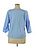 Vince Camuto Blue 3/4 Sleeve Blouse Size XL - photo 2