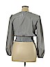 Xhilaration Gray Long Sleeve Blouse Size XL - photo 2