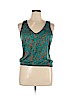 Unbranded 100% Polyester Teal Sleeveless Top Size XL - photo 1