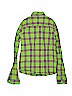 Hollister 100% Cotton Green Long Sleeve Button-Down Shirt Size S (youth) - photo 2